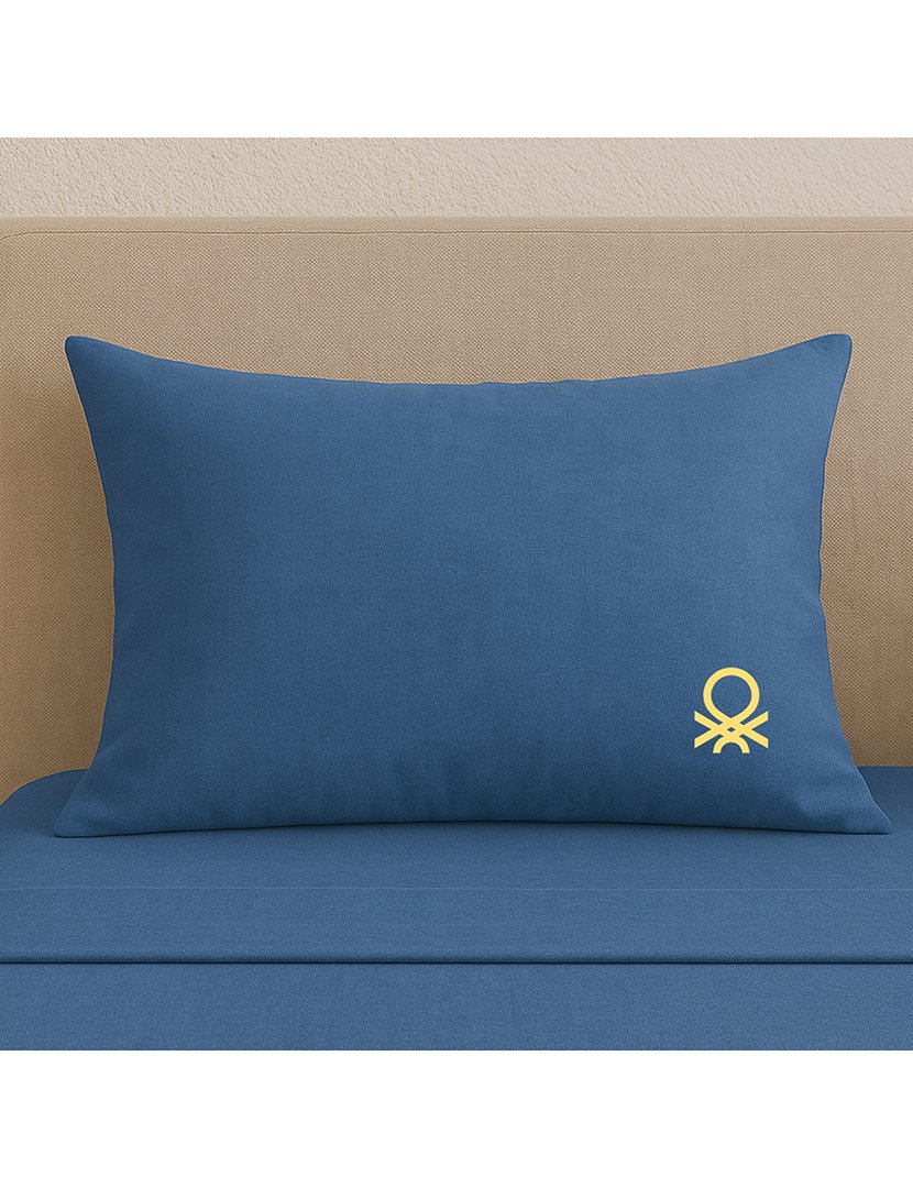 Conjunto Lençóis Azul Marinho 200x200+40 cm