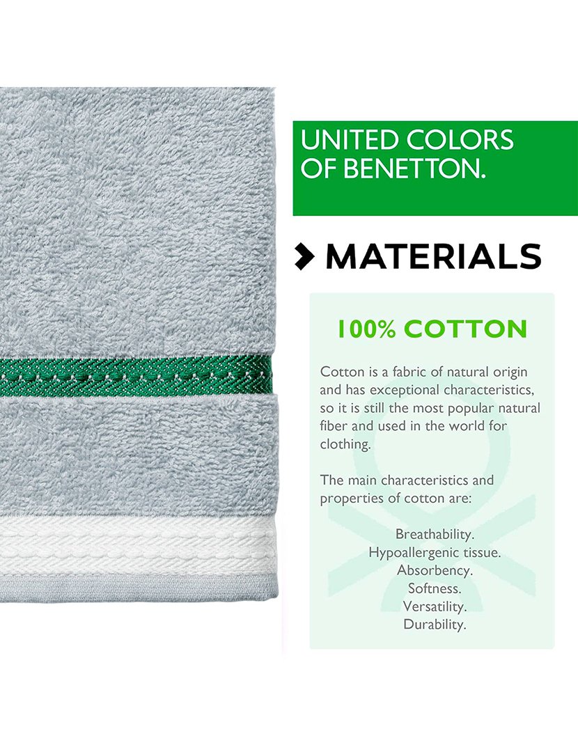 Toalha Mãos Cinzento Riscas 30x50 cm