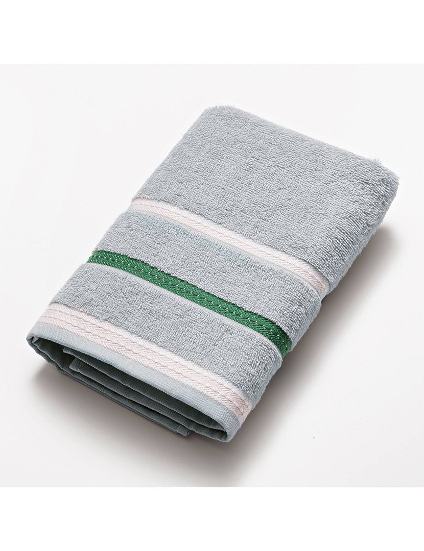 Toalha Mãos Cinzento Riscas 50x90 cm