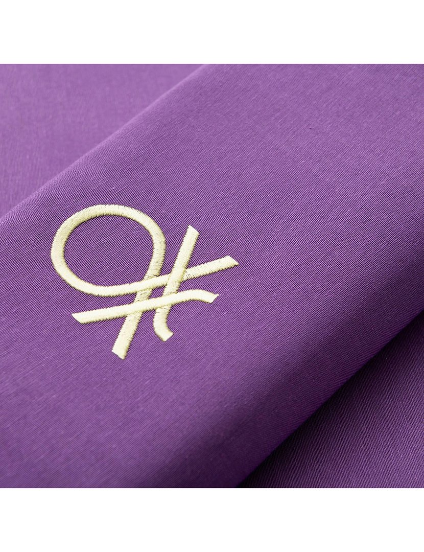 Conjunto Capa Edredon Rainbow Verde/Roxo 150x220+63x63 cm