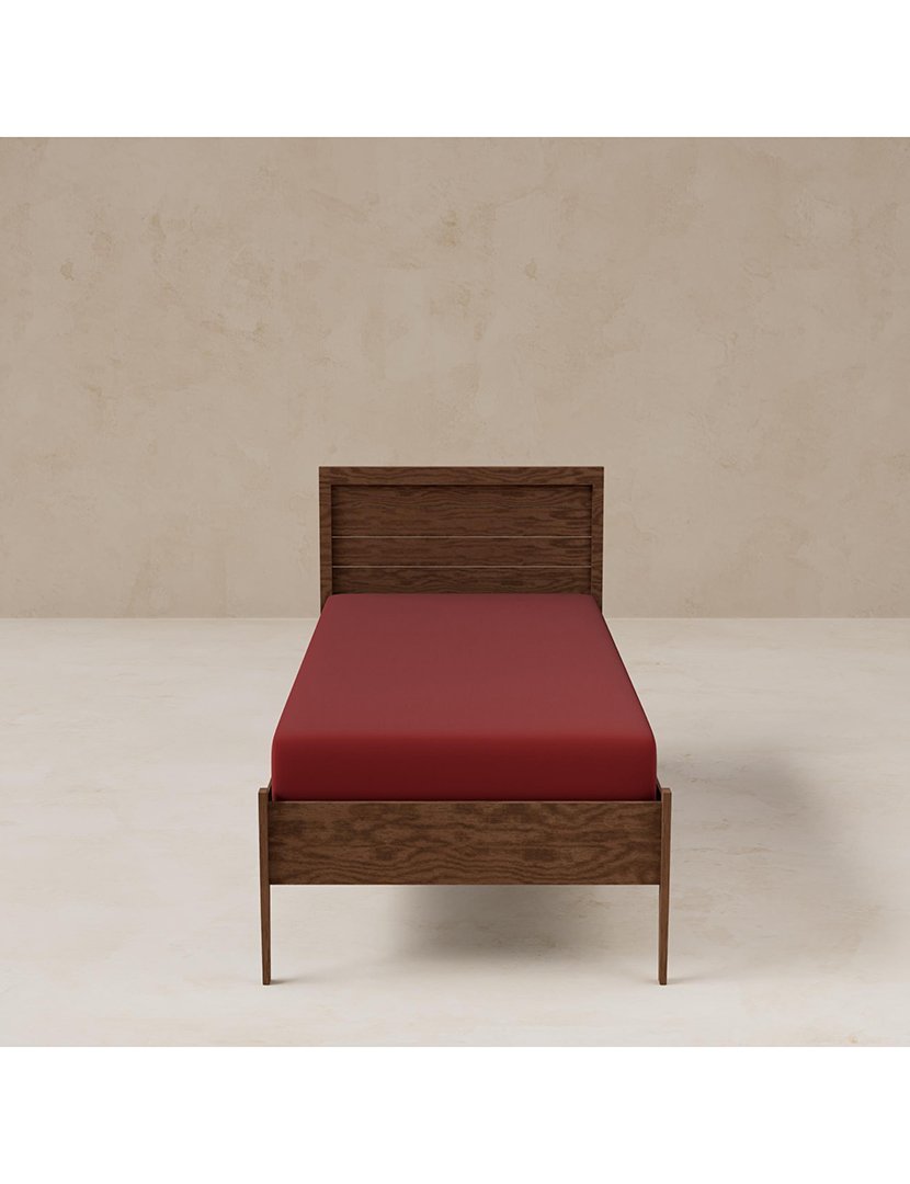 Lençol Ajustável Solteiro Rainbow Vermelho