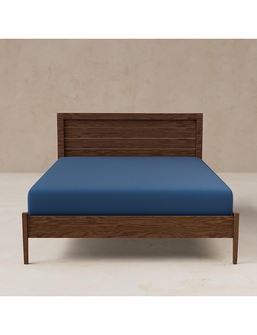 Lençol Ajustável Casal Rainbow Azul