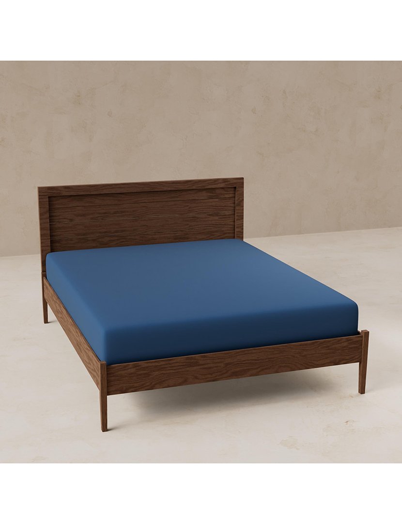 Lençol Ajustável Casal Rainbow Azul