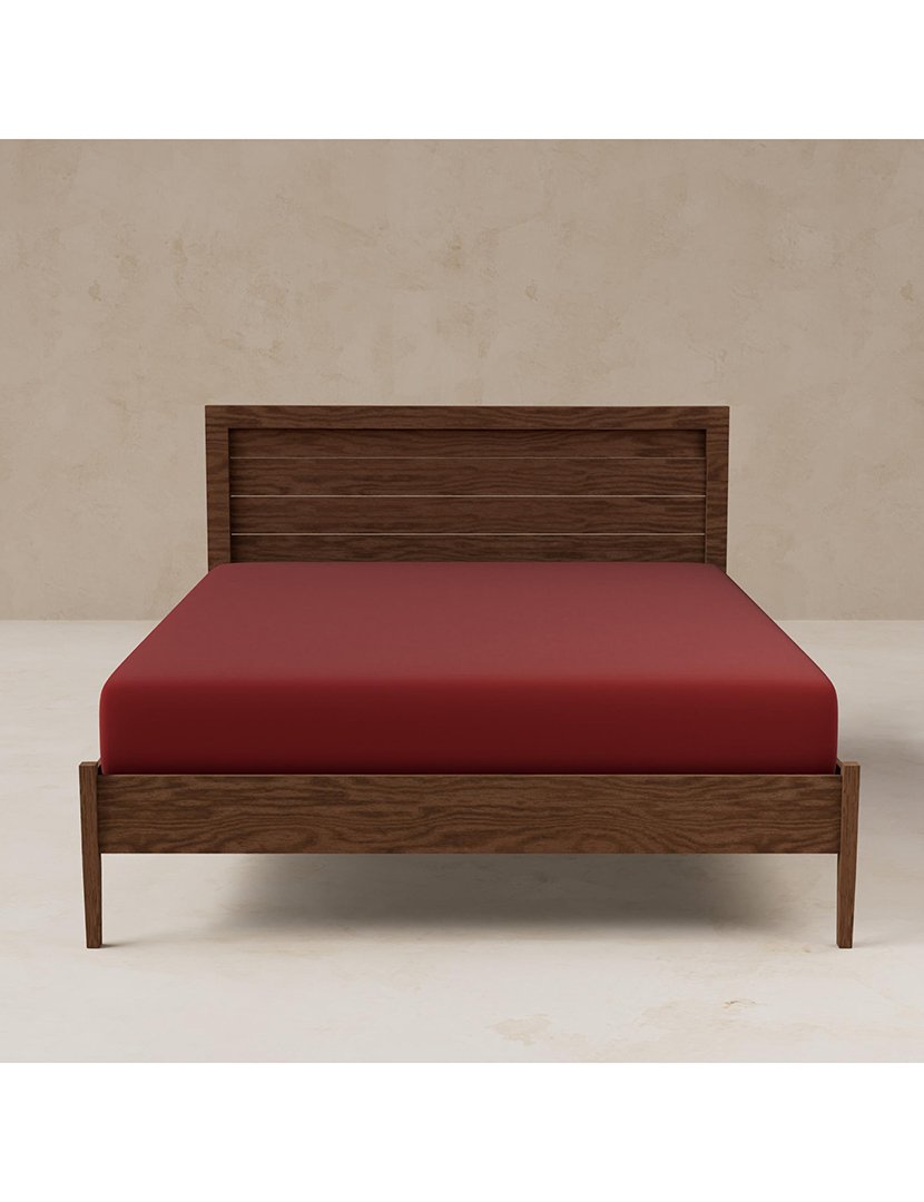 Lençol Ajustável Casal King Rainbow Vermelho