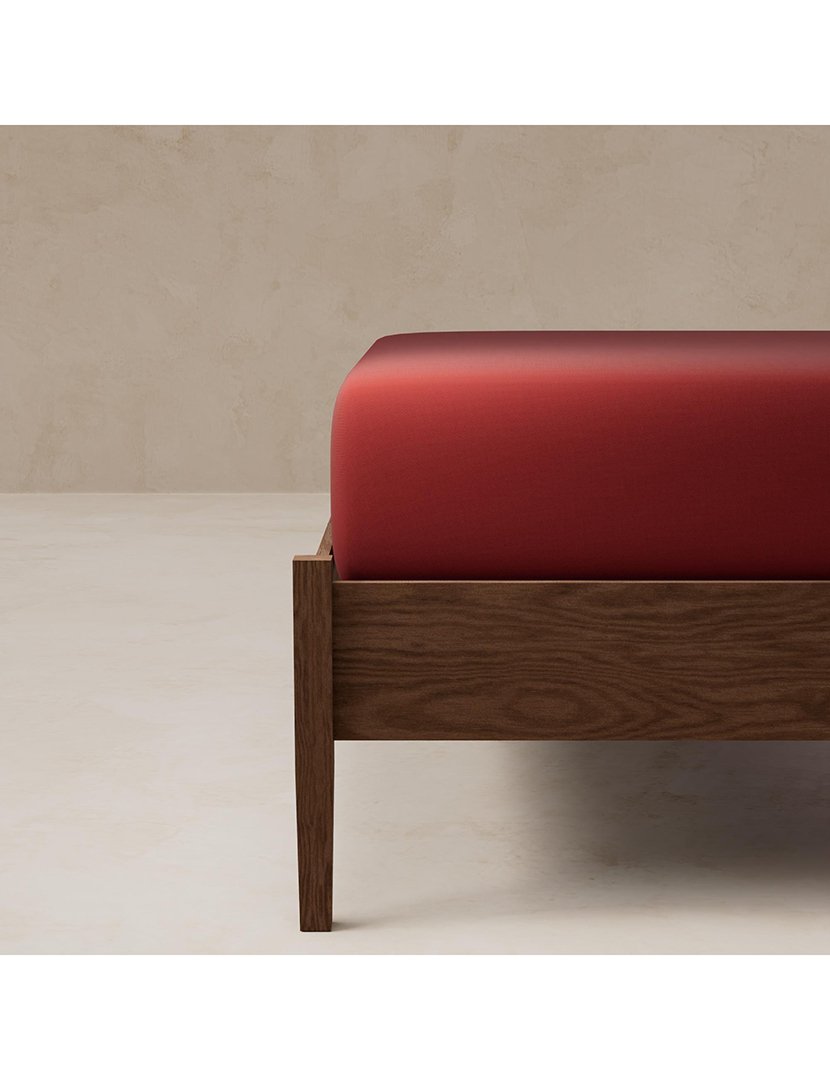 Lençol Ajustável Casal King Rainbow Vermelho