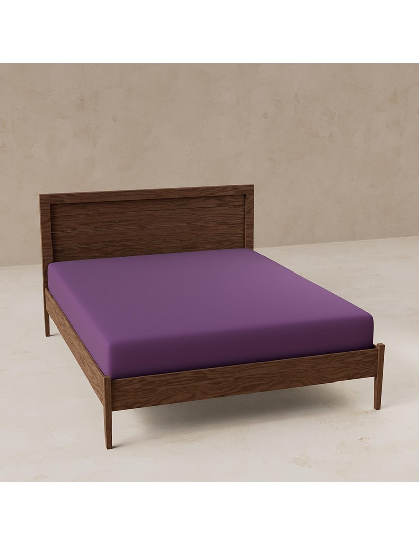 Lençol Ajustável Casal King Rainbow Roxo