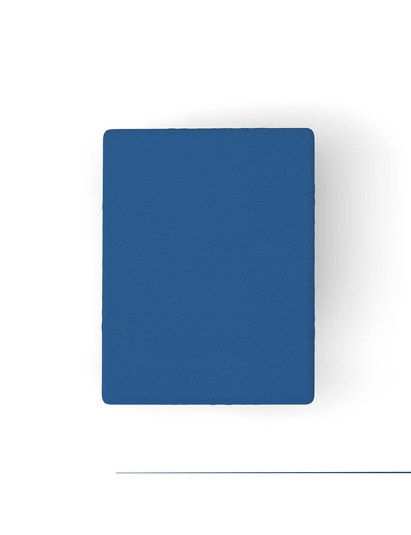 Lençol Ajustável Casal King Rainbow Azul