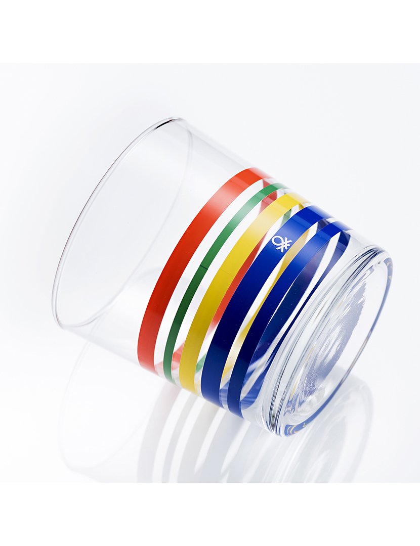 Conjunto 12 Copos Rainbow Riscas