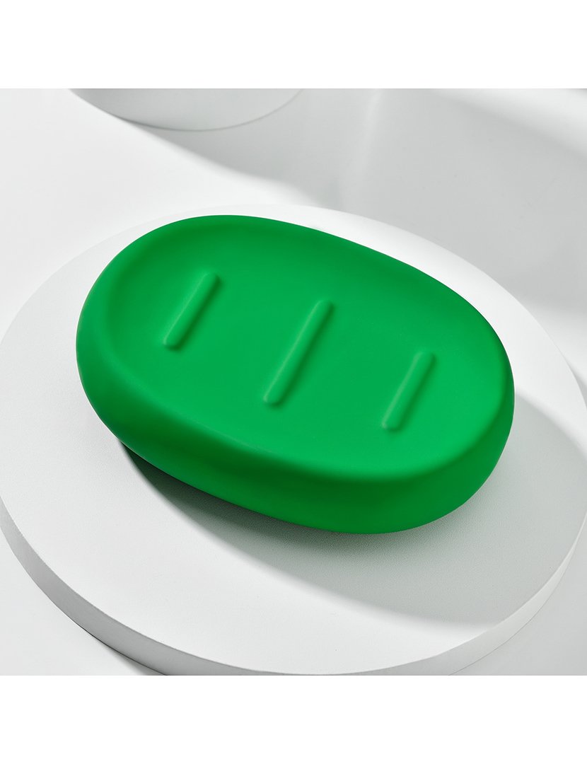 Conjunto 3 Acessórios Casa Banho Verde