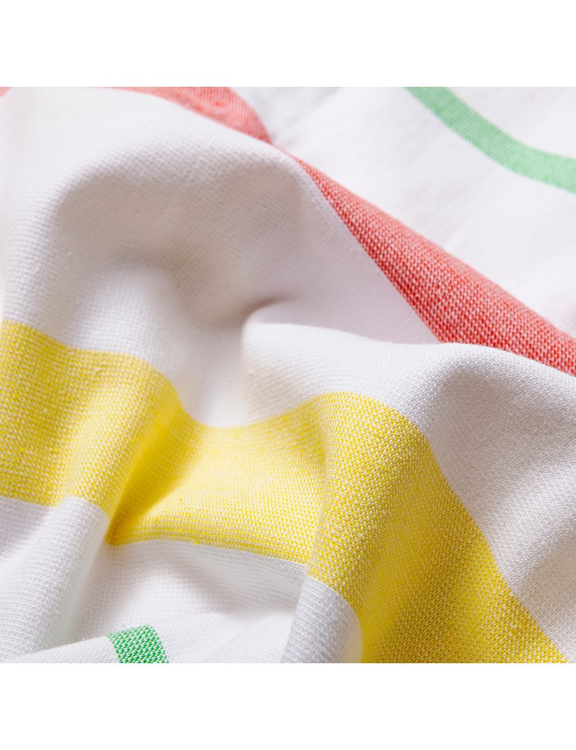 Toalha Praia Rainbow Riscas Rosa 80x165 cm