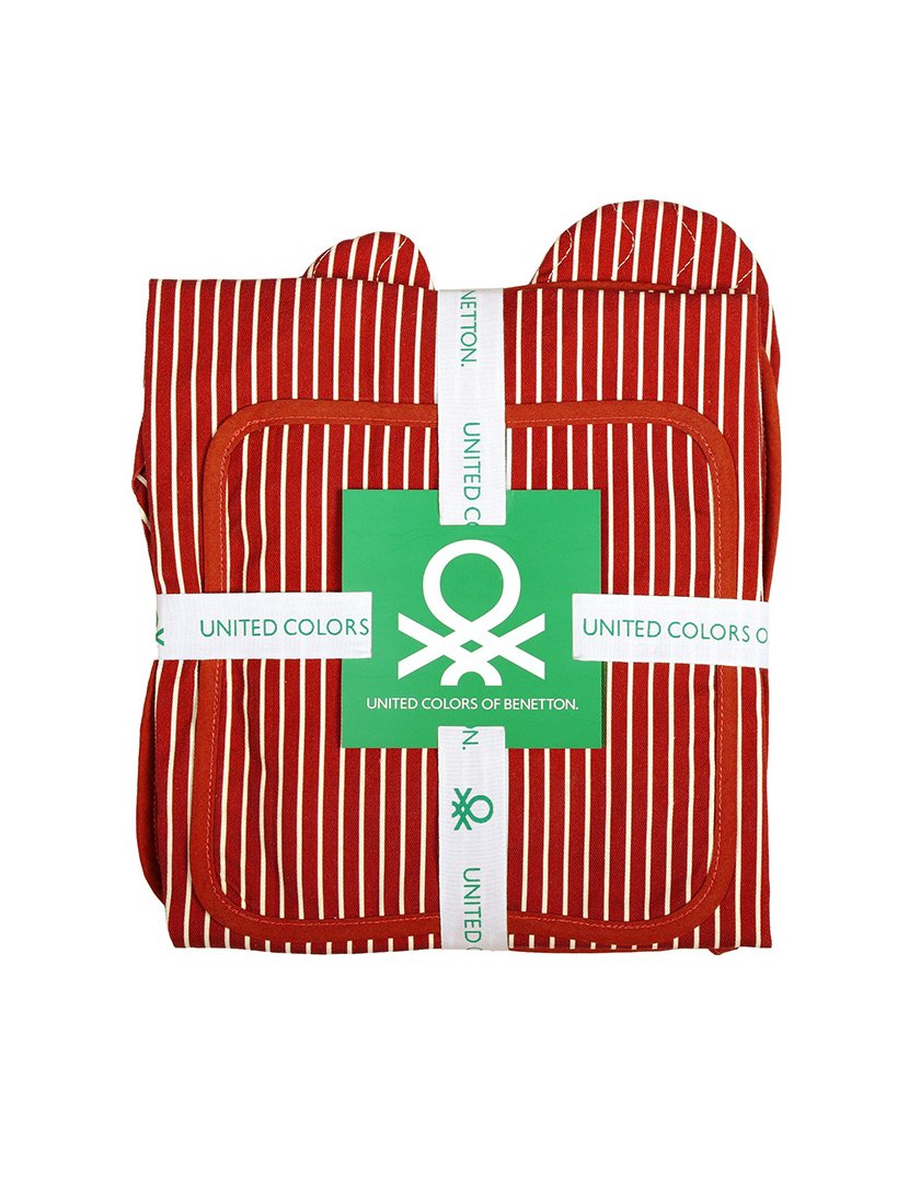 Conjunto Avental + Luvas Cozinha Rainbow Vermelho