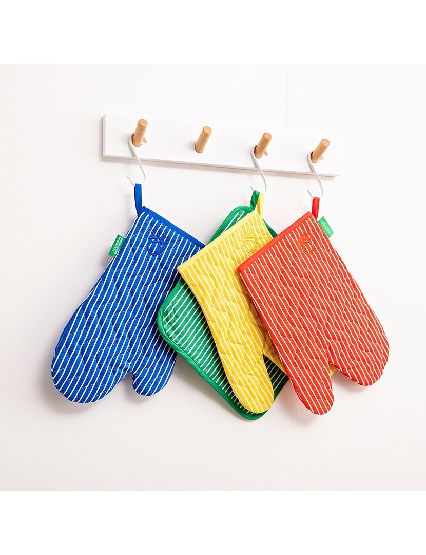 Conjunto Avental + Luvas Cozinha Rainbow Vermelho