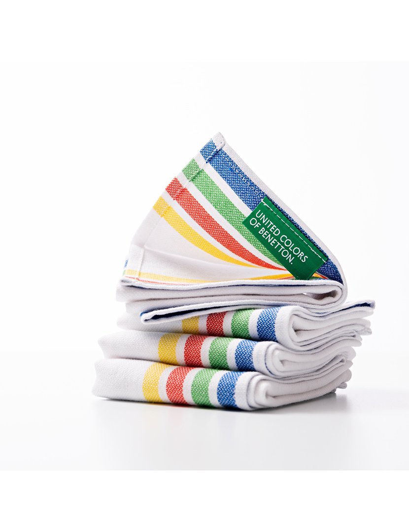 Conjunto 4 Individuais Rainbow Riscas 30x45 cm