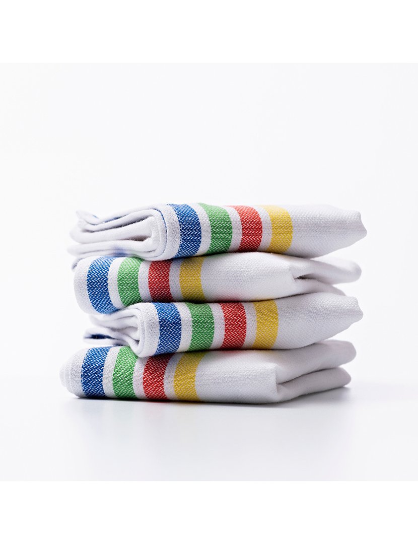 Conjunto 4 Individuais Rainbow Riscas 30x45 cm