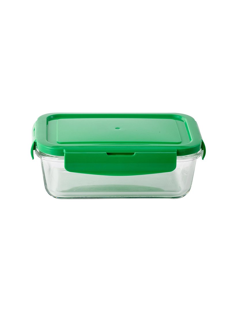 Caixa Hermética Rectangular Verde 840 ml