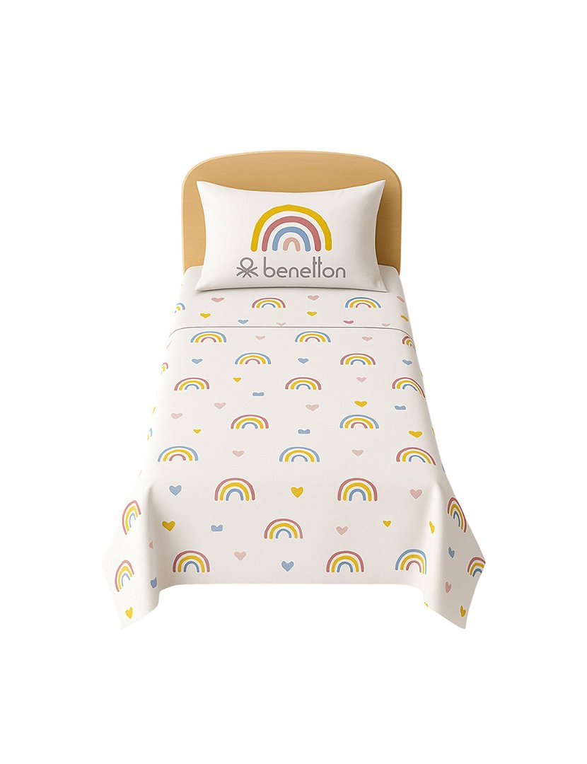 Conjunto Roupa Cama Rainbow Kids