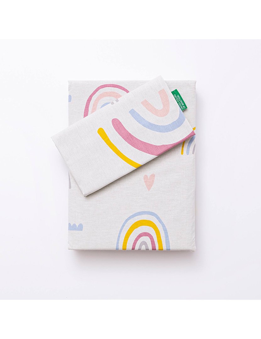 Conjunto Roupa Cama Rainbow Kids