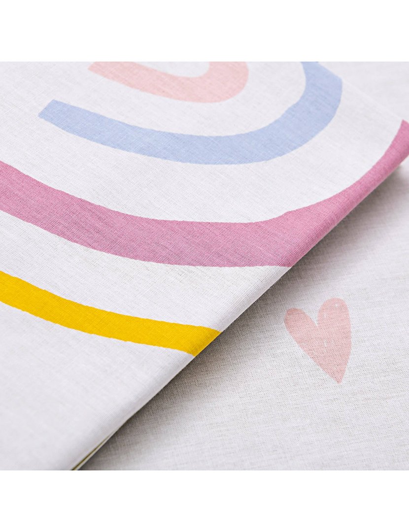 Conjunto Roupa Cama Rainbow Kids