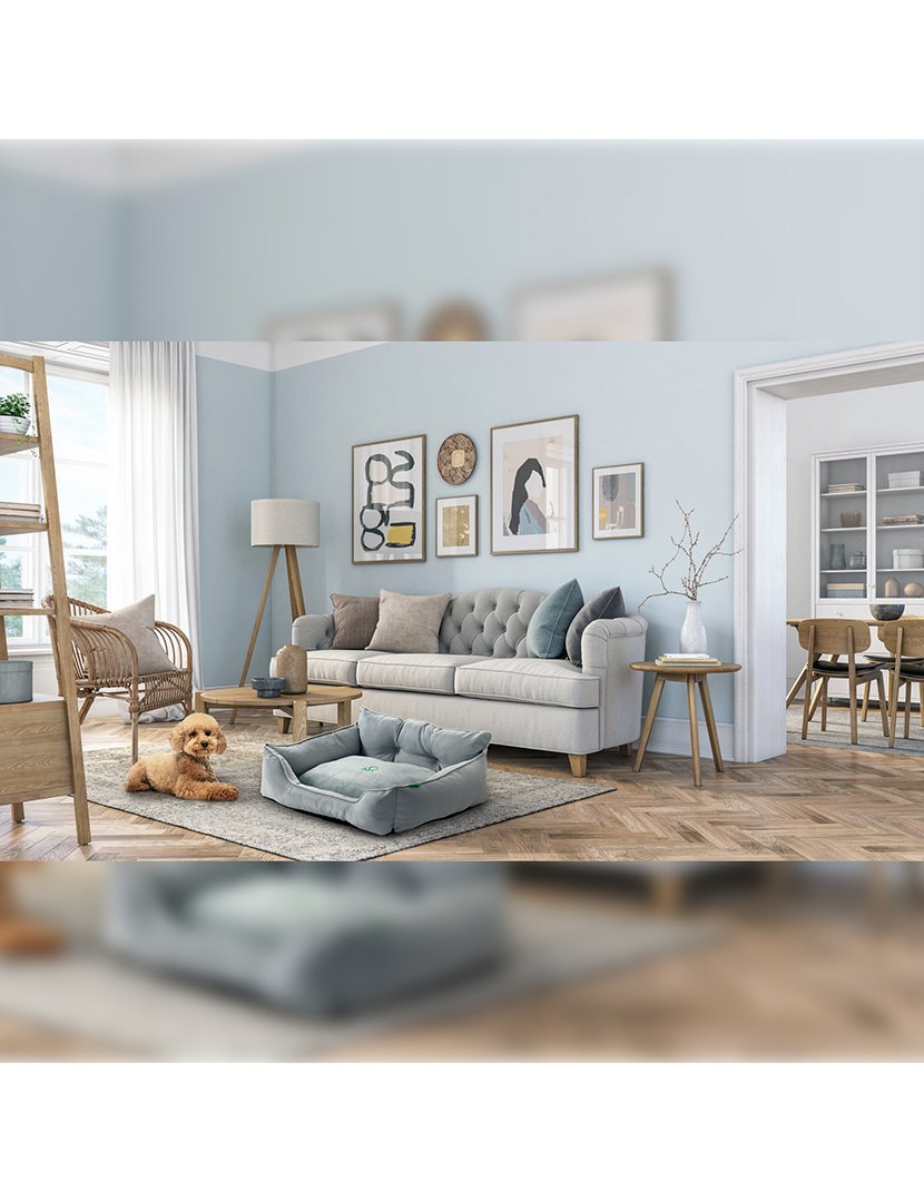 Cama Cão Cinzento 65x50 cm