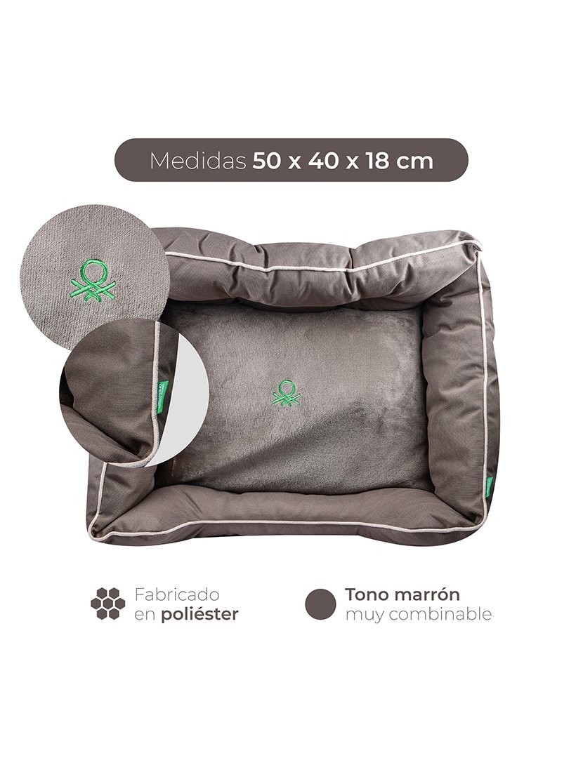 Cama Cão Castanho 65x50 cm