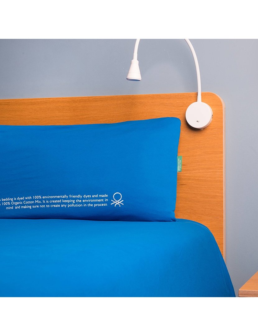 Conjunto Capa Edredon United Azul 155x200 cm