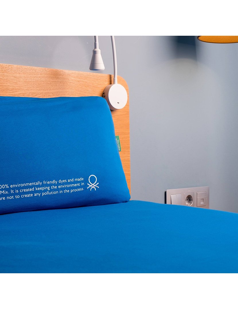 Conjunto Capa Edredon United Azul 155x200 cm