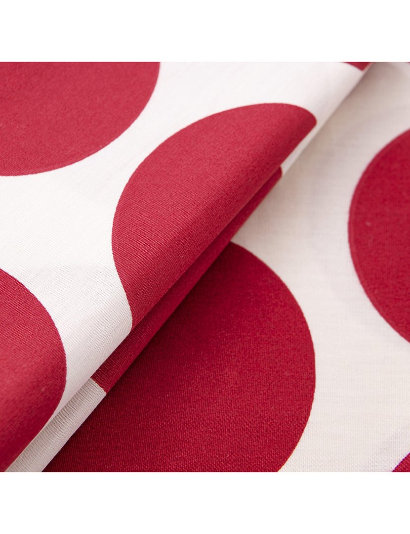 Conjunto Capa Edredon Bolas Vermelho 160x200x30+50x80 cm