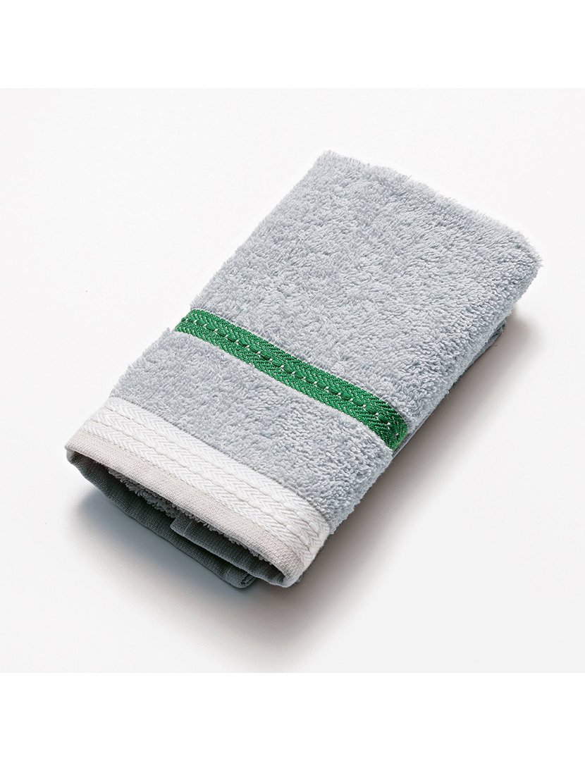 Toalha Mãos Cinzento Riscas 30x50 cm