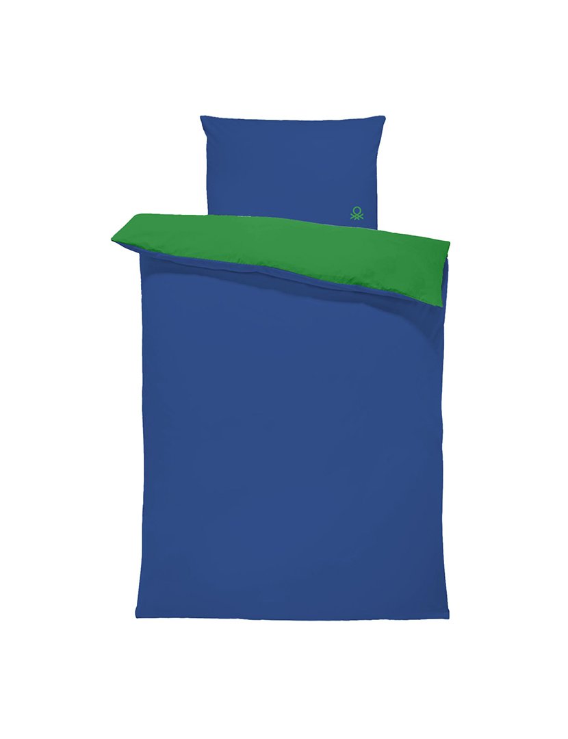 Conjunto Roupa Cama Solteiro Rainbow Azul/verde