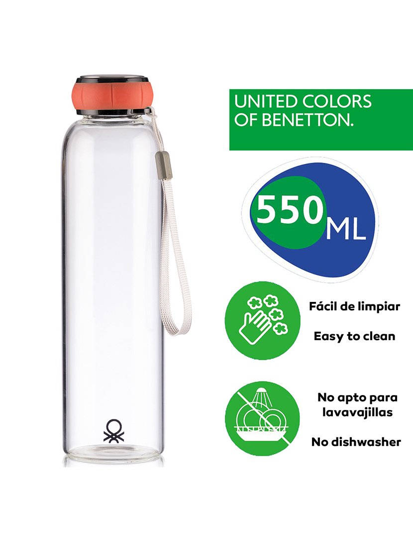 Garrafa Água Vermelha 550ml