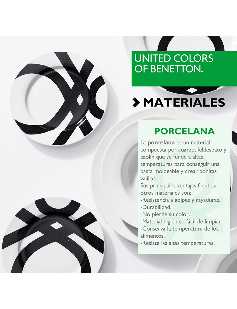 Serviço Loiça 18 Peças Black&White