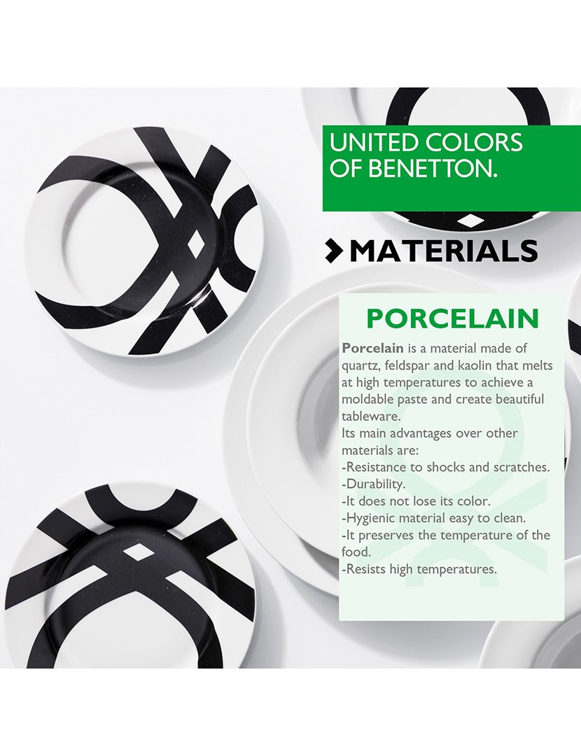 Serviço Loiça 18 Peças Black&White