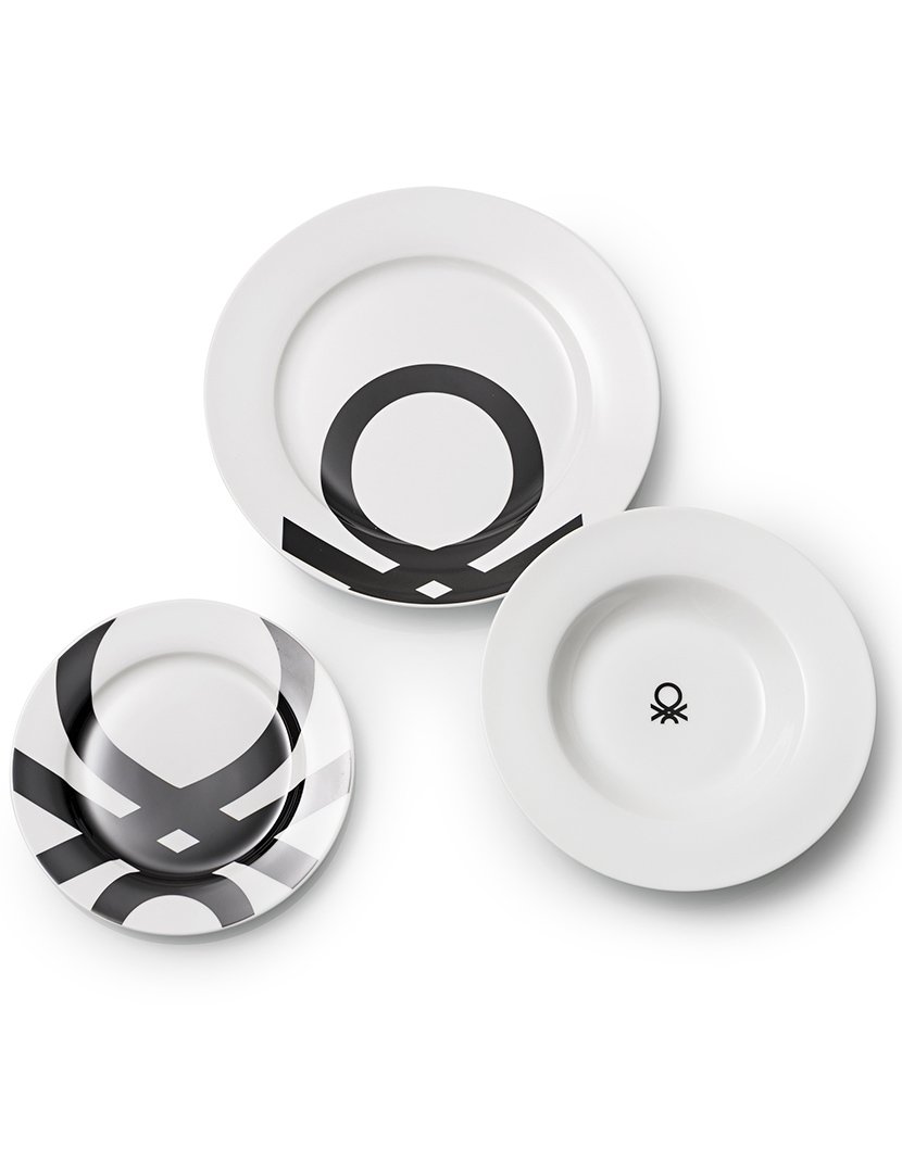 Serviço Loiça 18 Peças Black&White