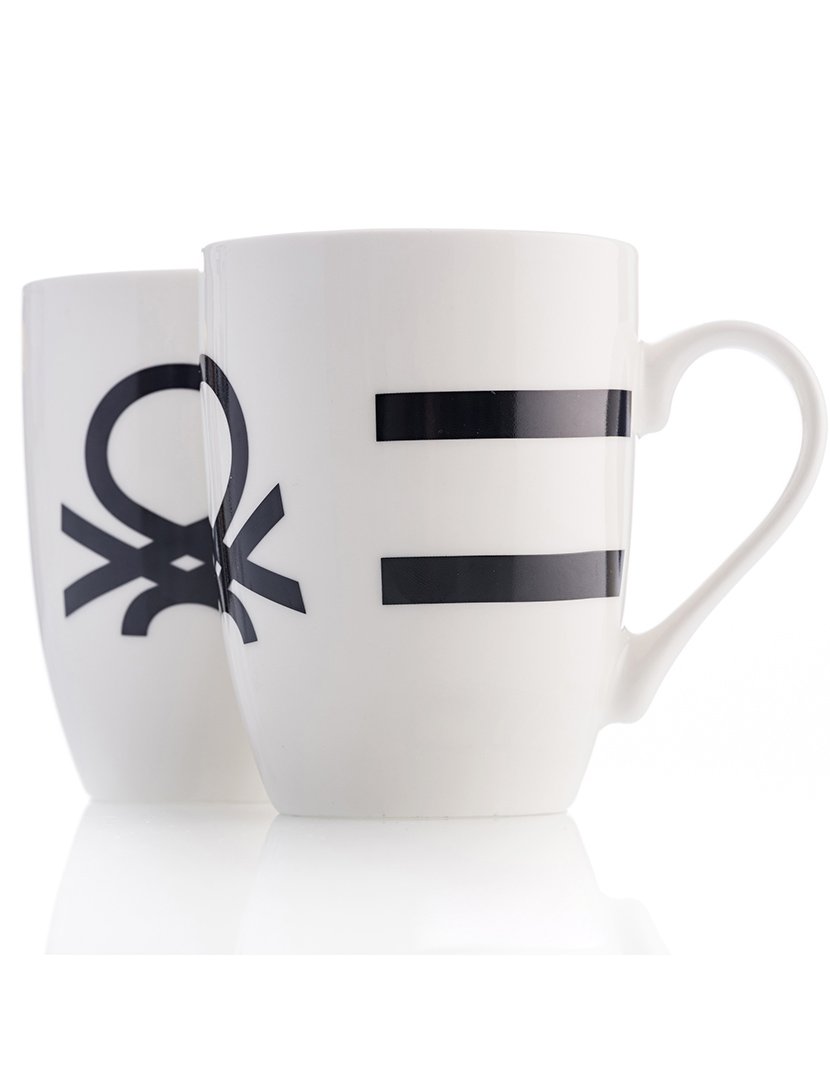 Conjunto 4 Canecas Logo Preto