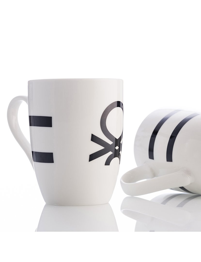 Conjunto 4 Canecas Logo Preto