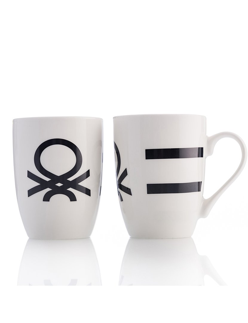 Conjunto 4 Canecas Logo Preto