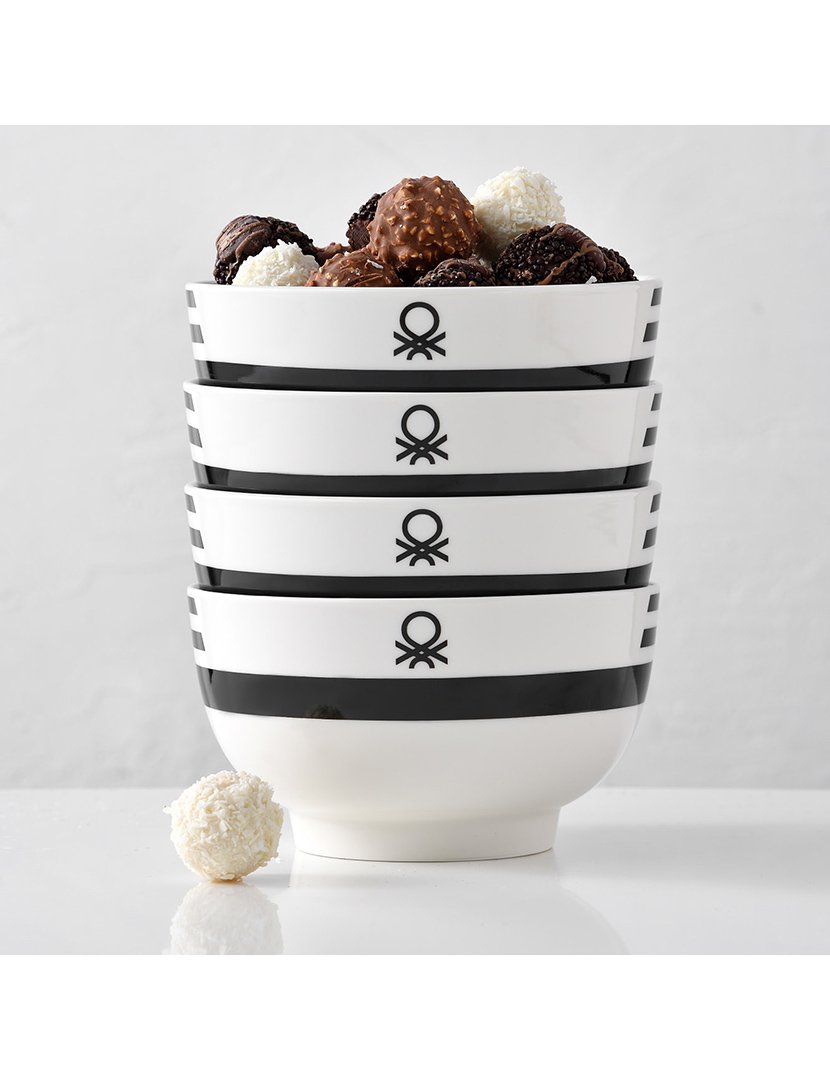 Conjunto 4 Taças Black&White