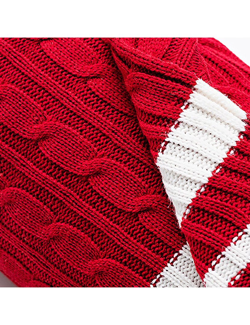 Manta Riscas Vermelho