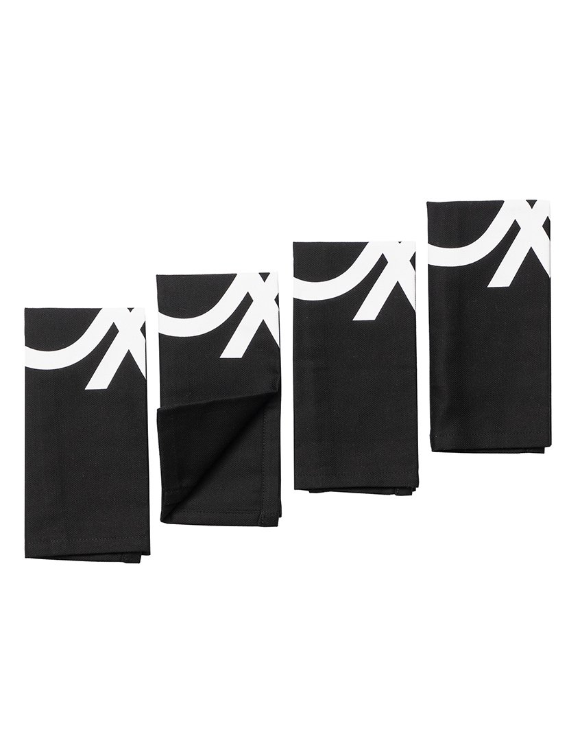 Conjunto 4 Individuais Black&White 45x30 cm