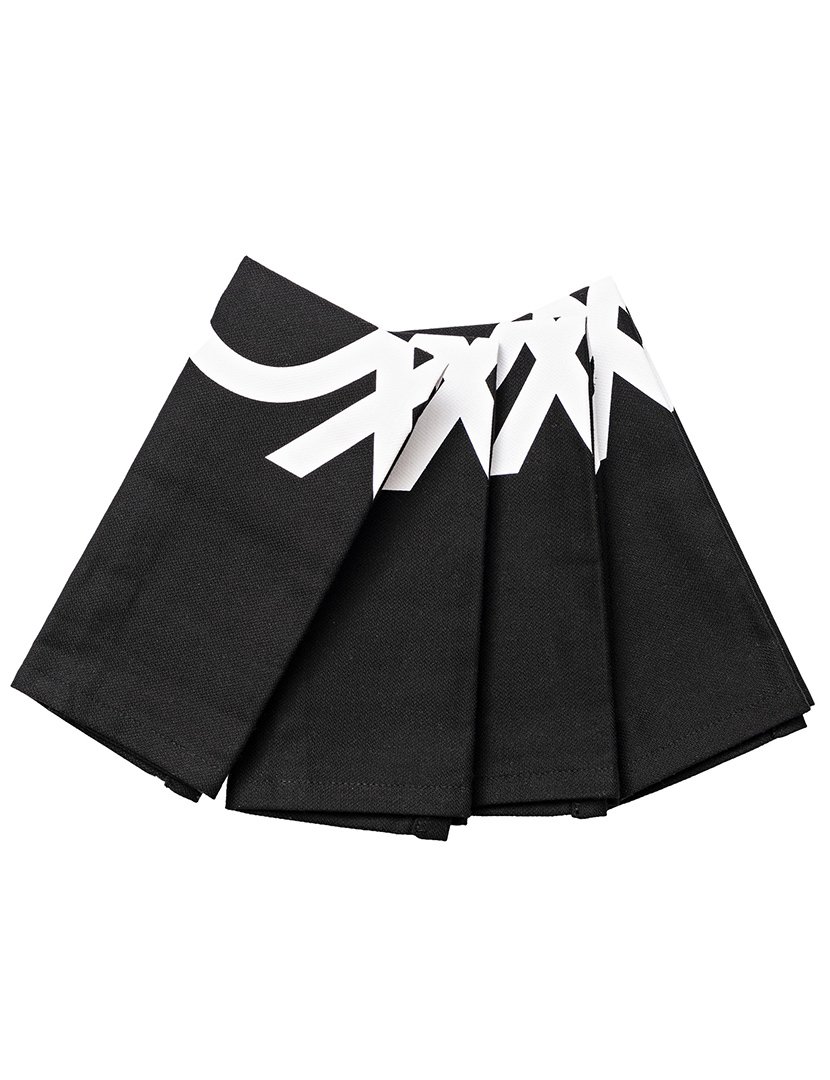 Conjunto 4 Individuais Black&White 45x30 cm