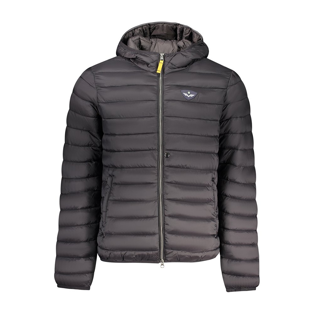 Casaco com Capuz Homem Preto