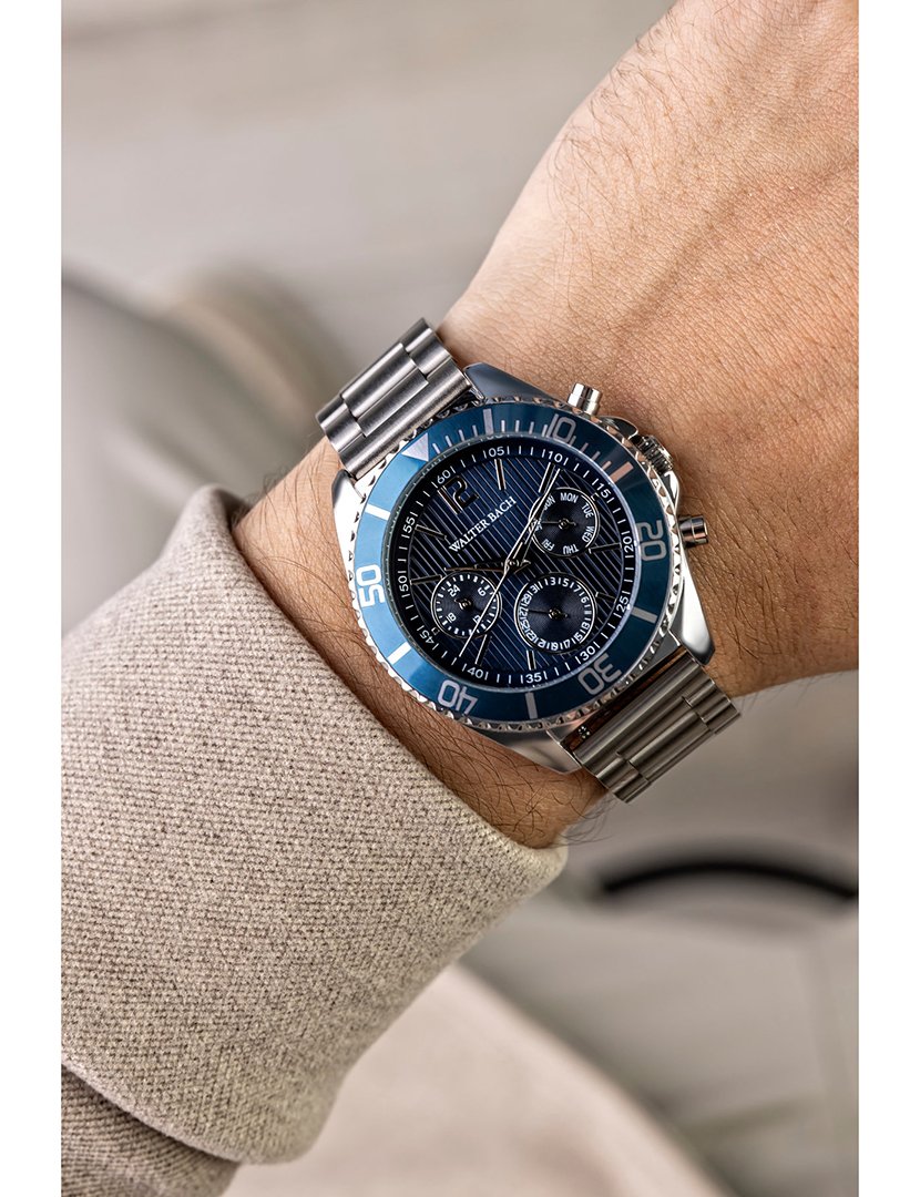 Relógio Masculino Prateado