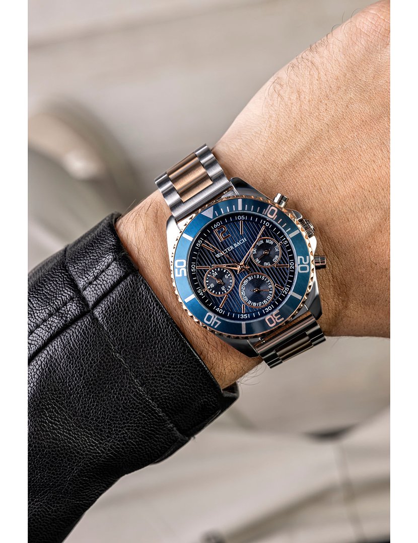 Relógio Masculino Prateado