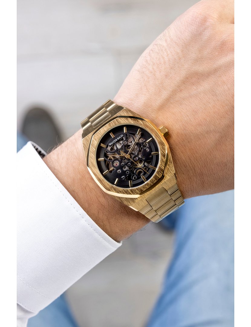 Relógio Masculino Dourado