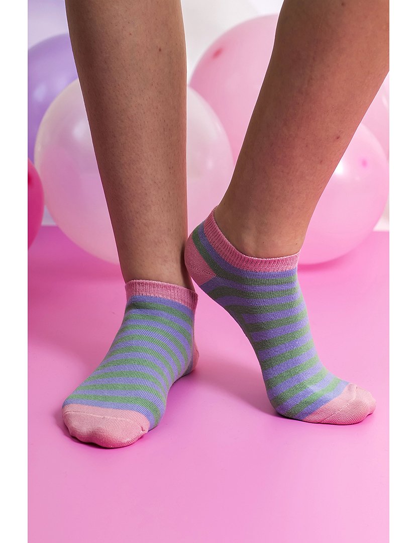 2 Pares de Meias multicoloridos