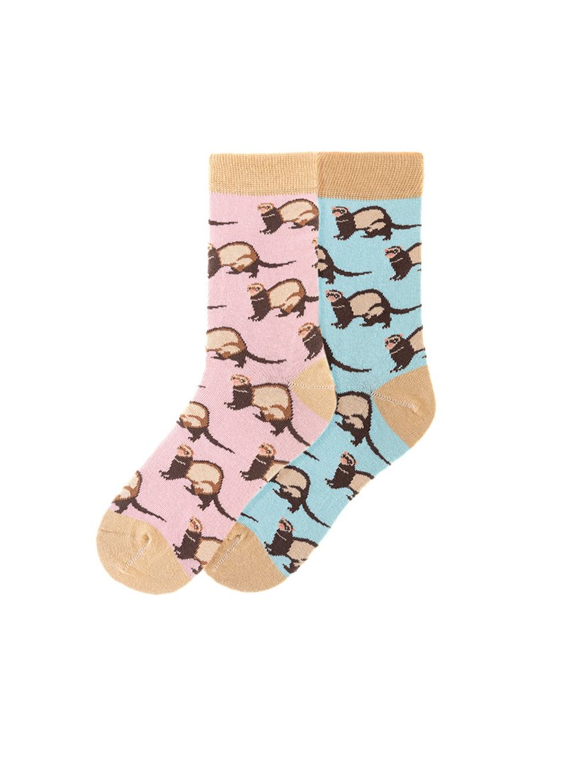 2 Pares de Meias multicoloridos