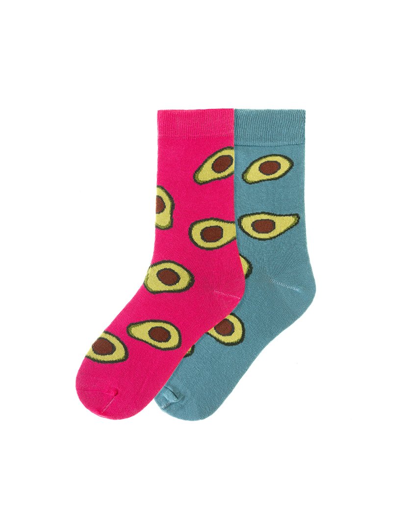 2 Pares de Meias multicoloridos