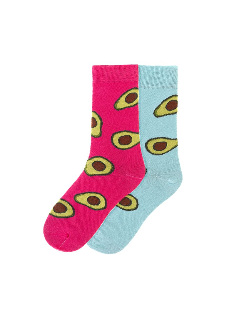 2 Pares de Meias multicoloridos