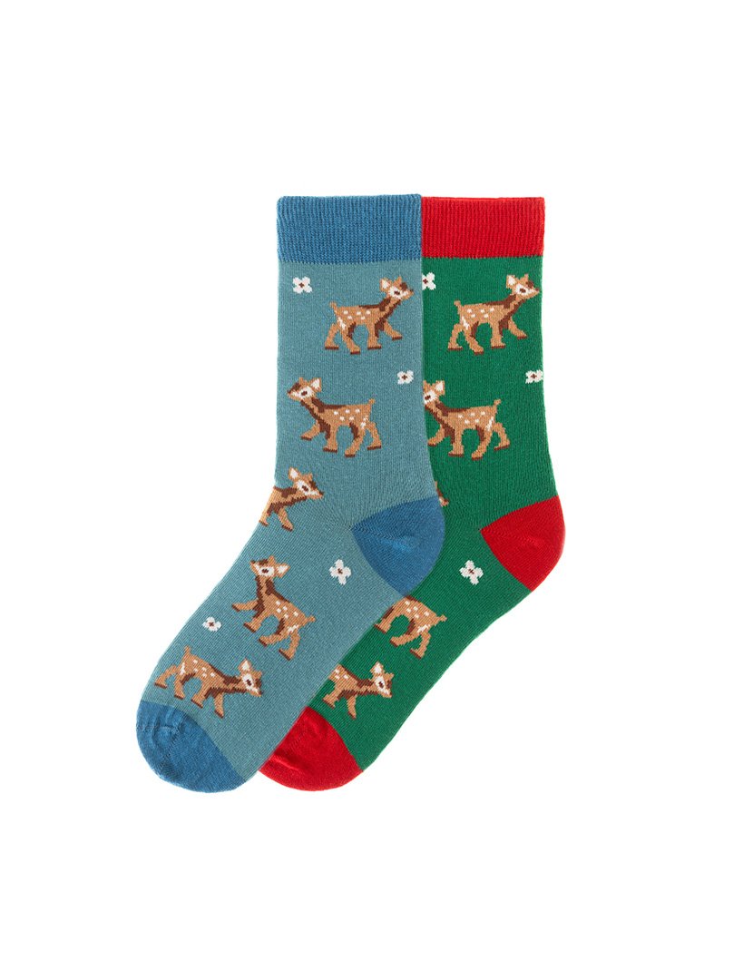 2 Pares de Meias multicoloridos