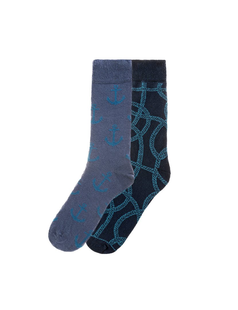 2 Pares de Meias multicoloridos